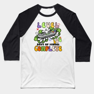 Level 100 Days Of School Unlocked Boys 100th Day Of School Baseball T-Shirt